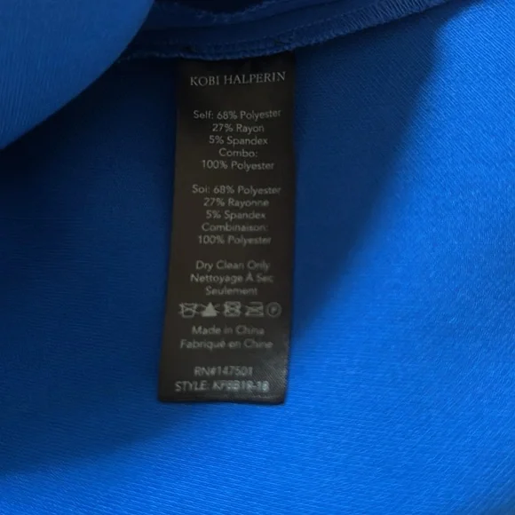 Kobi Halperin. Size: M. Cobolt blue spring top. - Picture 4 of 4